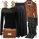 Black Outfits Pametno priložnostno za dame image