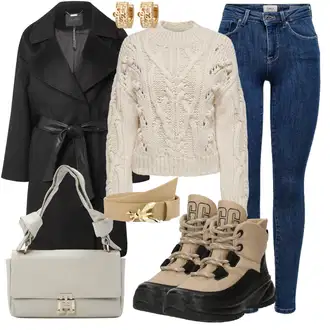 Kombinacije s čizmama sa Nekategorizirano UGG "Zimski outfit"