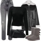 Nadrozměrné Kožené Bundy Outfity image