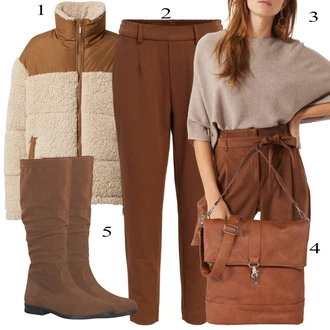 outfit mit Bež millane "poletna obleka"