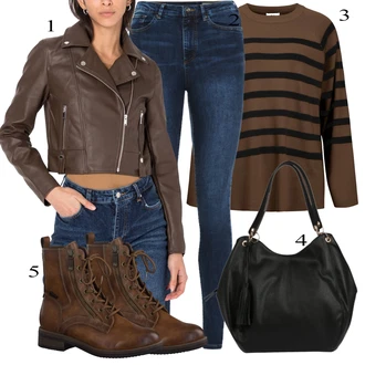 Black Outfits mit Rdeča Noisy may, Rdeča/Črna Object "poletna obleka"