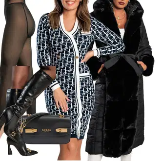 New years eve outfits with dress "Obleka za jesen"