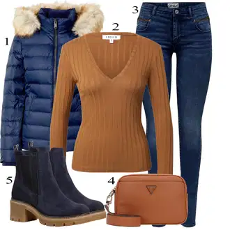 outfit mit Črna Tamaris "Zimski outfit"