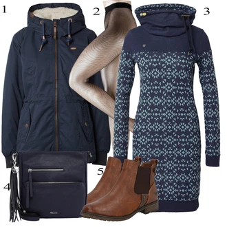 Zimske Outfiti mit Črna Ragwear, Ragwear "Zimski outfit"