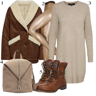 Red outfits mit Zelena Falke "Zimski outfit"