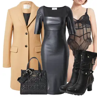 Outfity s krajkovými body "Outfit na podzim"