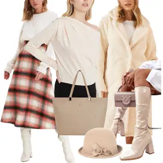 Outfit s Béžová/Hnědá Pokrývka hlavy/Kšiltovka art of polo "Outfit na podzim"