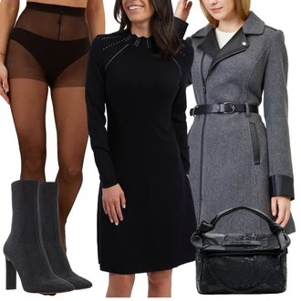 Podzim Outfit s Zelená/Fialová/Černá Dlouhé pletené šaty/Svetrové Šaty/Zimní Pletené Šaty/Šaty S Rolákem/Zimní šaty s dlouhým rukávem/Šaty s dlouhým rukávem orsay "Outfit na Podzim"