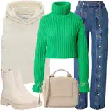 Guess Gumové Kotníkové Boty Outfity image