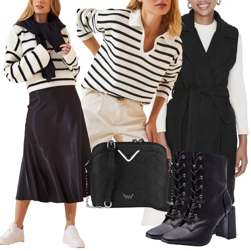 Kombinace Unisex Sukně/Moderní Sukně/Midi Sukně/Kožená Sukně/Sukně z umělé kůže/Rozhalená Sukně/Sukně do Délky Lýtka/90tá Léta Sukně/80tého Léta Sukně happiness İstanbul kombinovat s Kozačka Kotníková Bota boto