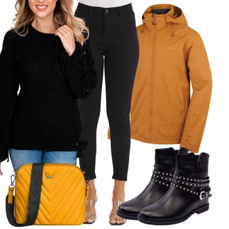 Motorka Outfit s Bílá Kozačka Kotníková Bota boto "Outfit na podzim"Look: Motorka, Jízda na koni