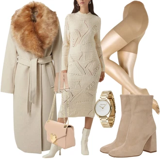 Outfit s Béžová Love Moschino "Outfit na podzim"