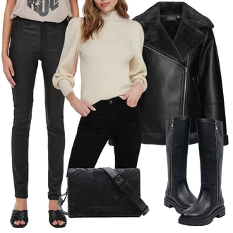 Outfit s Černá michael kors "Outfit na podzim"