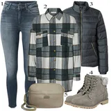 Green Outfits Pull&Bear za dame image