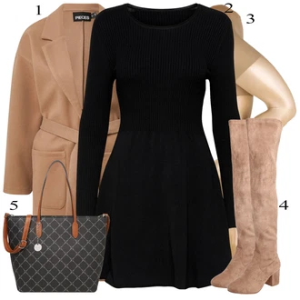 outfit mit Rjava/Temno rjava/Temno siva/Siva Men's Bags/Touring backpack/Vrečka za prenašanje/Previjalna torba/Torba za čez ramo/Ročna prtljaga/Torba za prenosnik/Pisarniška torba/Satchel torba/Torba za čez ramo/Potovalna torba Tamaris "Ženske čevlji"