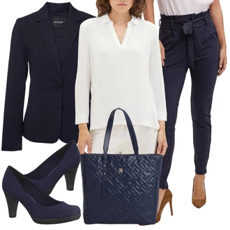 3/4 Rukáv Outfit s Krémová/Khaki/Bílá Slip-on Halenka/Oversize Muselínová Blůza/Kožená bunda pro muže/Tunikové Tričko/Klasická tunika/Halenka S 3/4 Rukávem Tom Tailor "Perfektní na zimu"