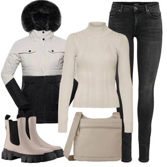 Outfit s Černá Högl "Perfektní na zimu"