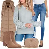 Outfity s hnědými kovbojskými kotníkovými botami image