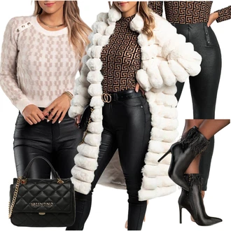 Z zadrgo spredaj outfit mit Roza/Bež/Modra Škorenj Klasični gležnjar/Poletni gležnjar "Popoln za jesen"