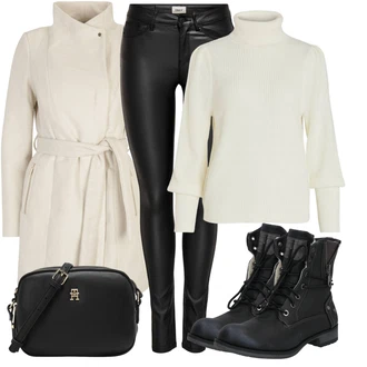 Ležérní outfity 60. Let s Krémová/Světle zelená/Bílá Kašmírový Svetr/Jednoduchý Svetr/Rolák/Svetr s límečkem Vila "Skvělý pro volný čas"Look: 60. Let, Klasické, Egirl, Pro Dům