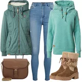 Tamaris Kozačky s Kožešinou Outfity image