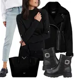 Gumové Kotníkové Boty na Motorku Léto Outfity image