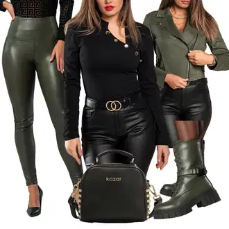 Kombinacije za zimu sa Crna Tunika "Trendi zimski outfit"