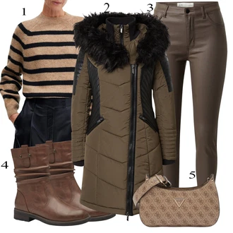 Booties outfits mit Črna/Rdeča JdY, Rdeča Tamaris "Obleka za jesen"