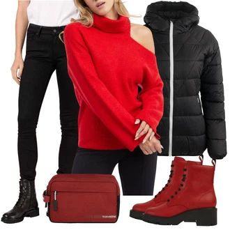 Outfit s Černá Replay "Vánoční outfit"