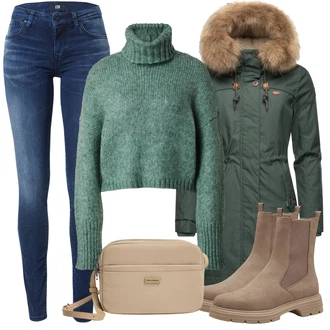 Outfity na zimu s Růžová Nezařazené Pull&Bear "Vánoční outfit"