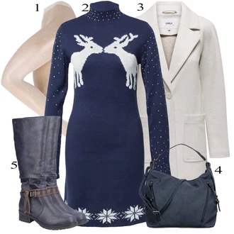 Black Outfits mit Tom Tailor "Zimski outfit"