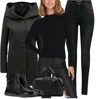 Outfit s Černá Camper "Zimní outfity"