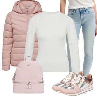 Outfit s Šedá/Růžová/Zlatý Úzká Teniska/Teniska teddy/Nízká Teniska/Teniska se Třpytkami/Tenisky s Bočním Zipem/Kožené Tenisky/Letní Tenisky michael kors "Zimní outfity"