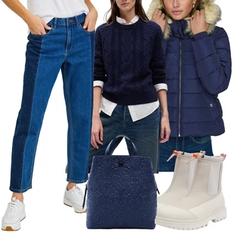 Pravá Kůže Outfit s Šedá/Béžová/Khaki/Hnědá Kožená bunda/Gumová Kotníková Bota Calvin Klein Jeans "Zimní outfity"