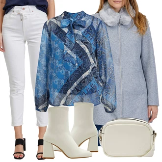 Dlouhé Outfit s Šedá/Hnědá/Béžová/Stříbrný/Bílá/Khaki Taška Přes Rameno/Pánská taška/Klasická Taška Přes Rameno/Brašna/Sportovní Taška Přes Rameno/Taška/Malá Taška Calvin Klein Jeans "Zimní outfity"