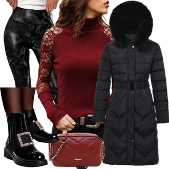 Leggings outfits Sijaj mit Pastelne barve Gležnar s platformo "Zimski outfit" Leggings outfits Sijaj mit Pastelne barve Gležnar s platformo "Zimski outfit"