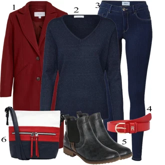 Black Outfits mit Tom Tailor "Zimski outfit"