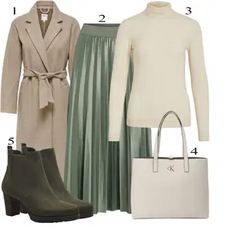 outfit mit Črna Tamaris "Zimski outfit"