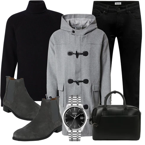Elegant Schwarz Damen 7/8-Länge Jeans/Sportschuhe/Jeans mit Schlitz/Low Rise Jean/Regular-Fit Jeans/Lederjacke/Slim Fit Jeans/Straight Leg Jean/Leder Schuhe/Thermojeans Only & Sons kombinierenLook: Uni, Lack, Classic, Coole, Elegant, Moderne, Old Money, Premium, Schlichte, Smart Casual, Unisex