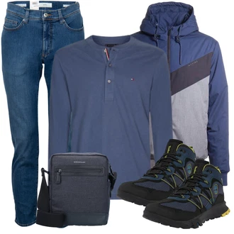 Jeans Outfits mit Sweatshirt Tommy Hilfiger "Casual Outfit"