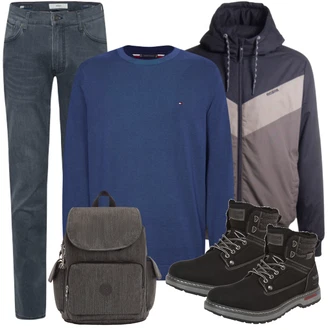Stiefel Outfits mit Weiß Jeans Brax "Cool Outfit"