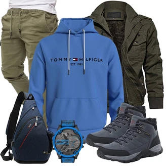Mit Absatz Outfit mit Schwarz/Dunkelblau/Dunkelgrau/Grau/Hellgrau Wasserdichter Stiefel/Winter Sneaker/Wasserfester Schuh/Wasserdichter Outdoorschuh/Herren Lederschuhe/TrekkingStiefel ARRIGO BELLO "Cool Outfit"