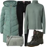 Lehké a teplé zimní kabáty outfity image