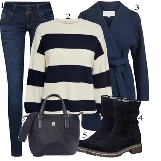 Black Outfits Kul mit Modra/Temno modra Ozke Kavbojke/Kavbojka z Nizkim Pasom/Kavbojka z Nizkim Pasom/Push up Kavbojke/Usnjena Jakna/Usnjene Čevlje/Zimska jakna LTB "Zimski outfit"Look: Priložnostne, Kul, Disko, Lepo