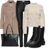 Béžové VERO MODA Trenčkoty Outfity image