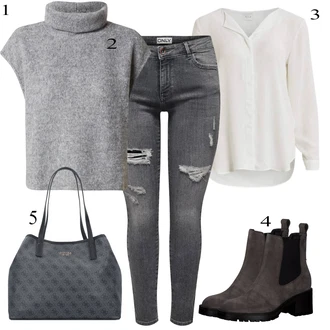 Zimske Outfiti mit Siva Guess "Zimski outfit"