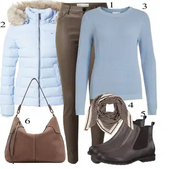 outfit mit Črna Tamaris "Zimski outfit"