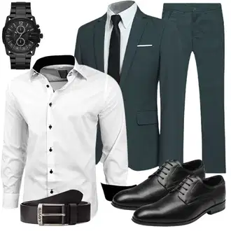 Büro Outfits Moderne mit Schwarz Unkategorisiert Bruno Marc "Elegant Business Outfit"Look: Rap, Moderne, Uni, Classic, Stil, Elegant, Edel, Business