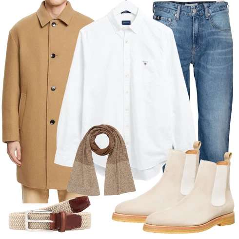 Rosa/Beige/Blau Stiefel henry stevens kombinieren
