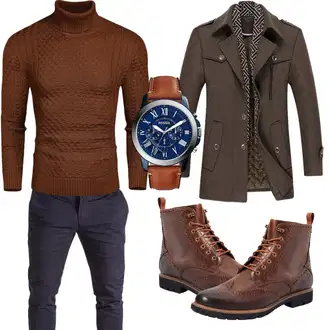 Elegante Outfits Schmal mit Hellblau/Dunkelblau/Dunkelgrau PITTMAN "Elegante Outfit"
